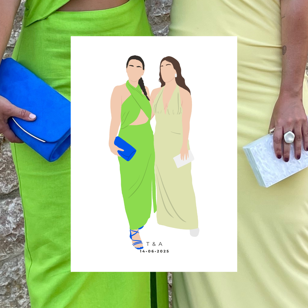 Ilustración Personalizada rápida estilo LIVE ART