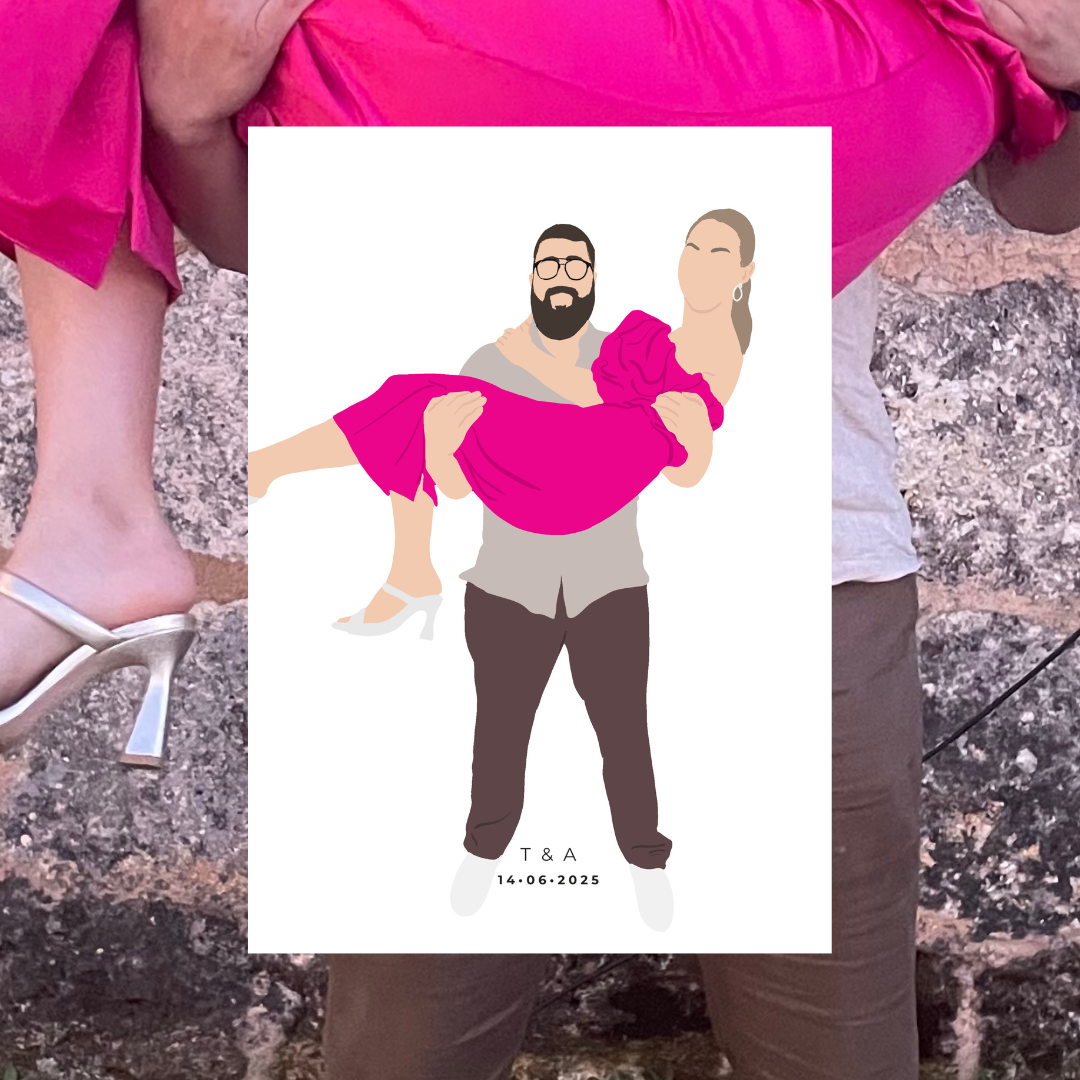 Ilustración Personalizada rápida estilo LIVE ART