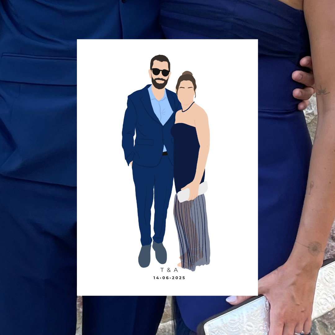 Ilustración Personalizada rápida estilo LIVE ART