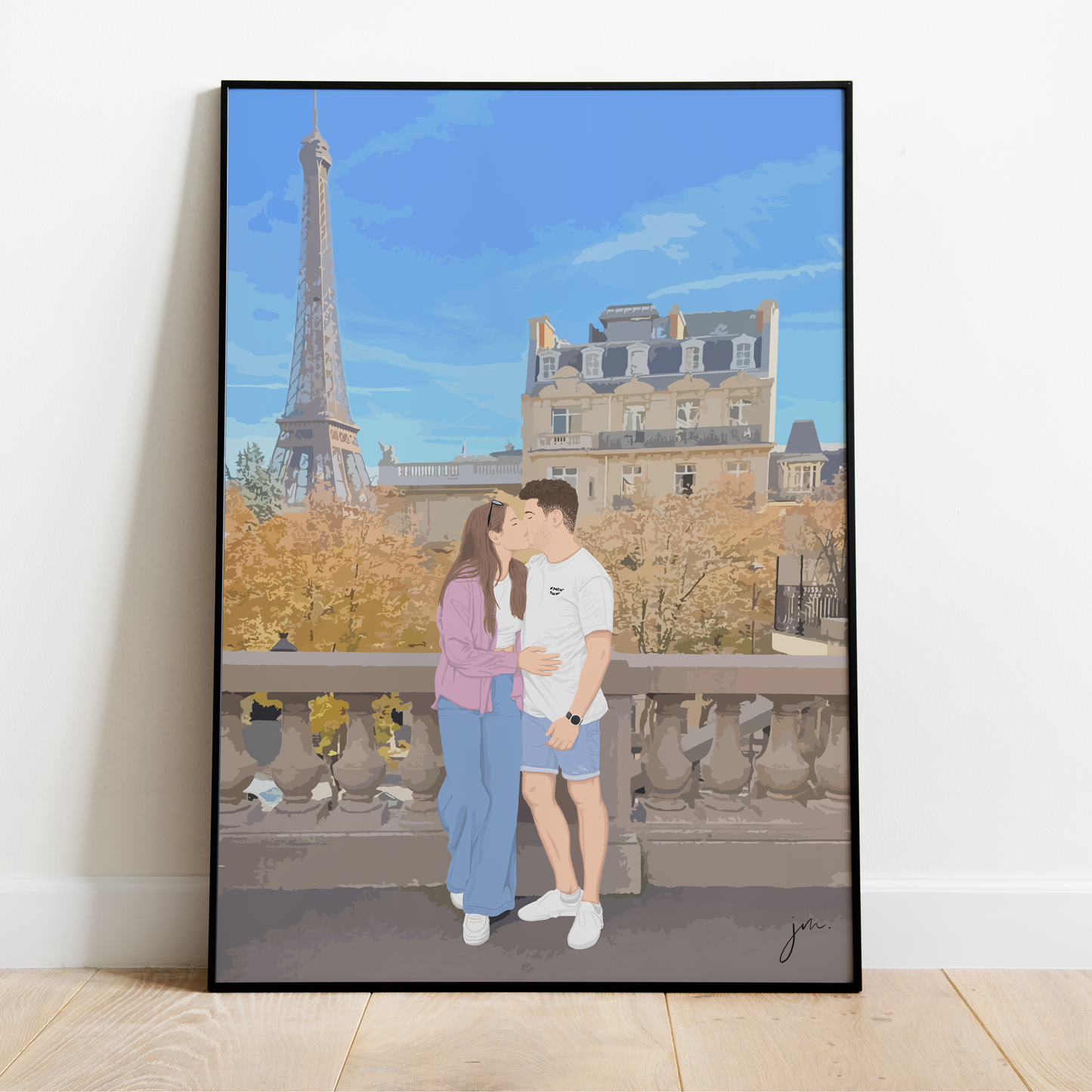 Ilustración personalizada a color CON FONDO