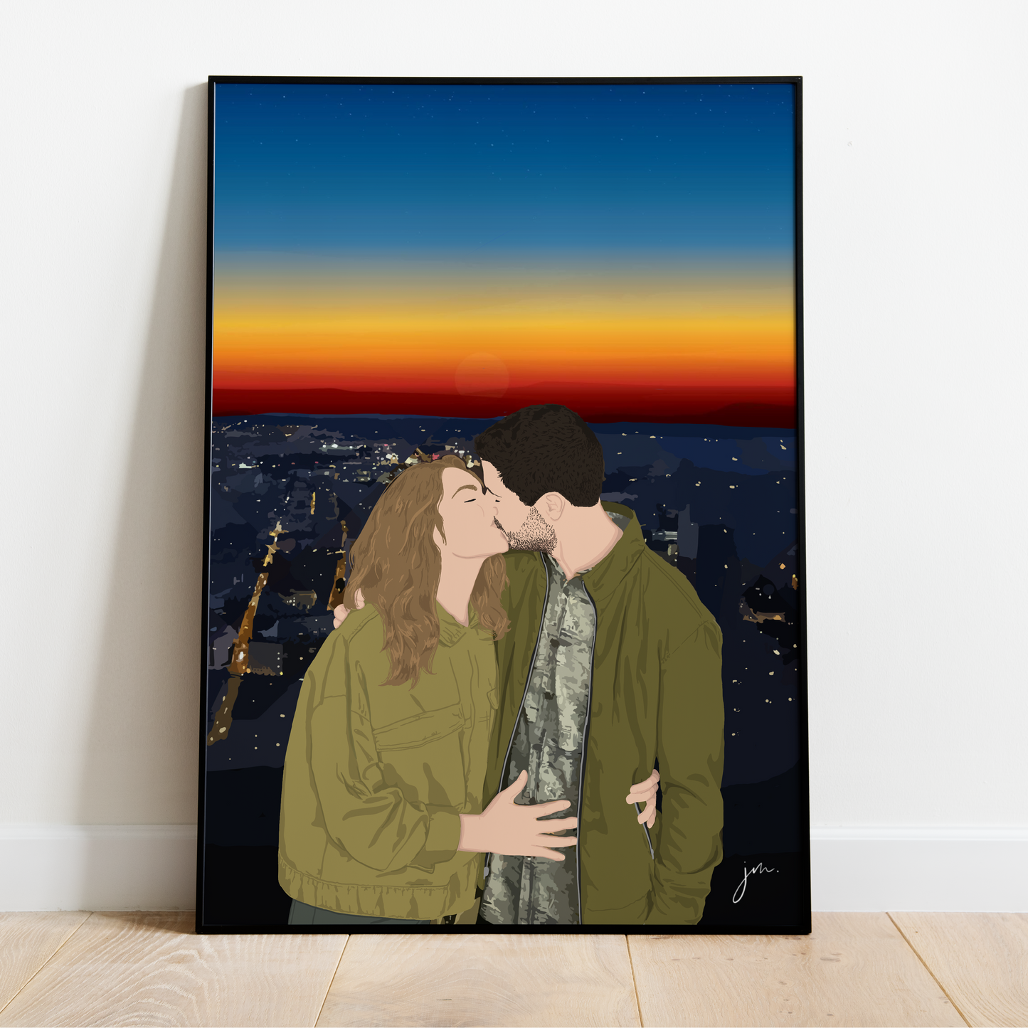 Ilustración personalizada a color CON FONDO