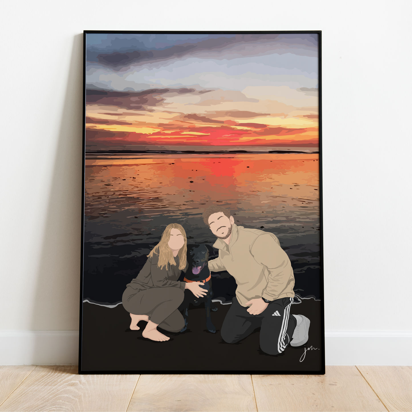 Ilustración personalizada a color CON FONDO