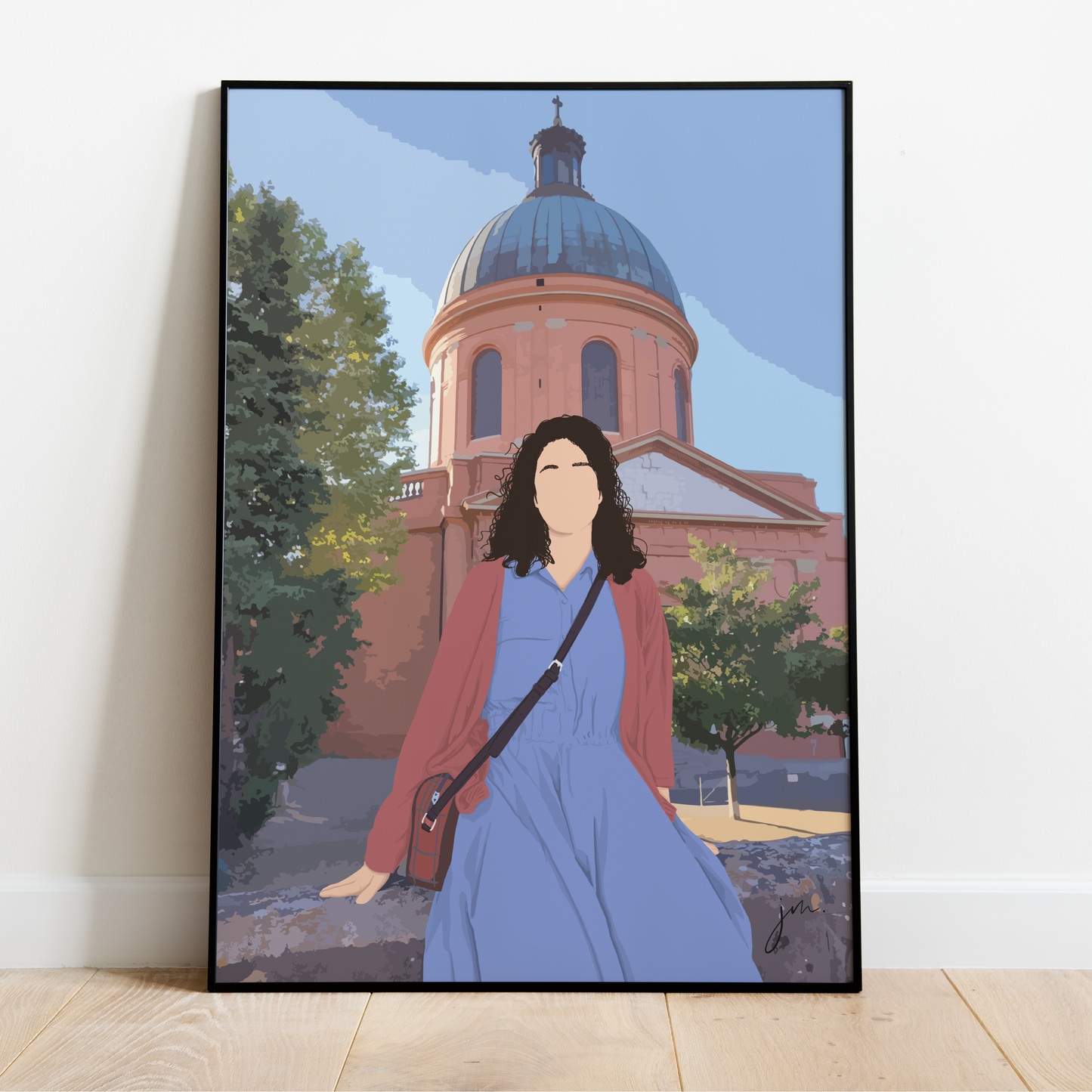 Ilustración personalizada a color CON FONDO