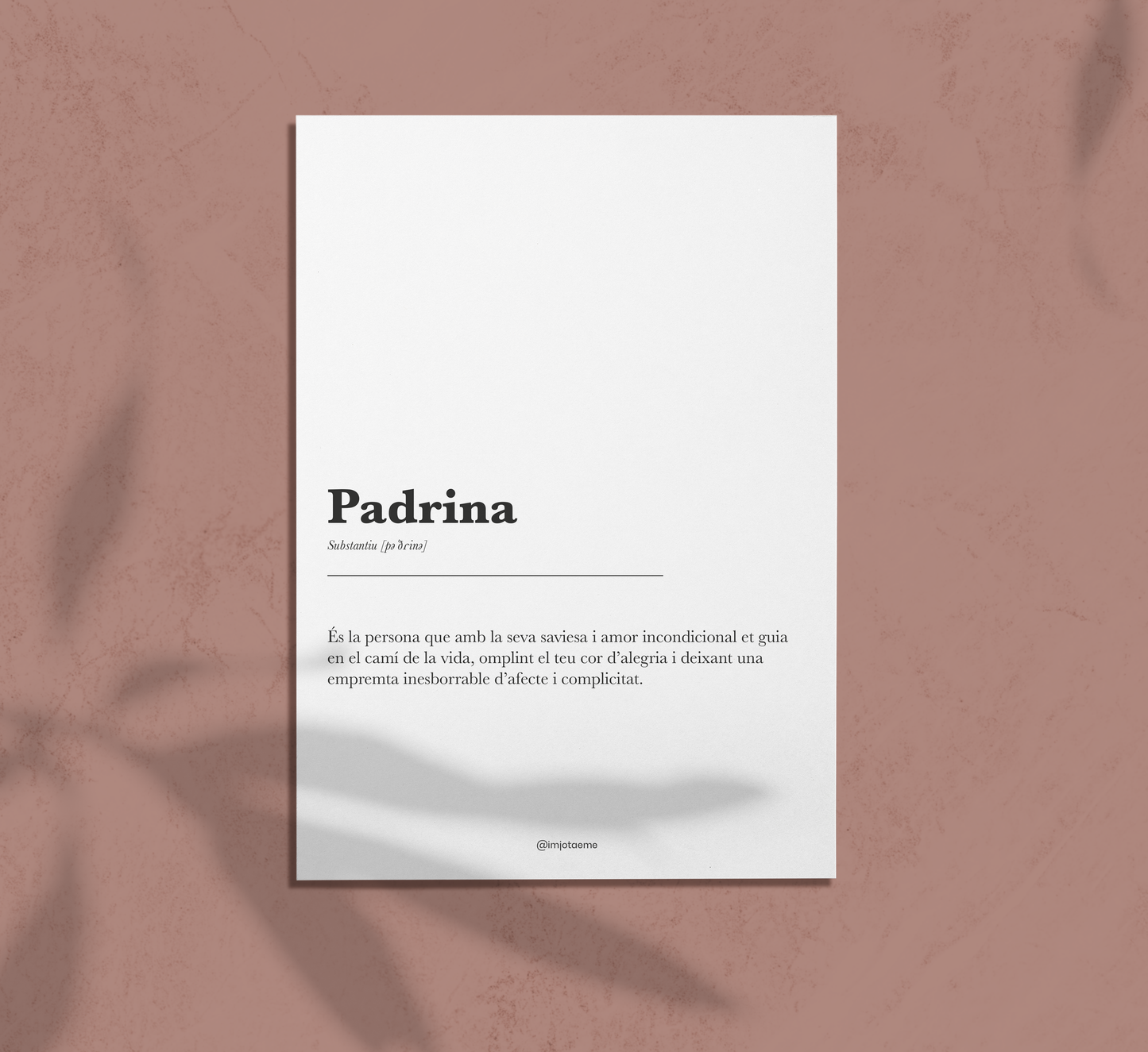 Print Diccionario Visual - Abuela / Padrina